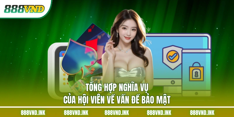Tổng hợp nghĩa vụ của hội viên về vấn đề bảo mật